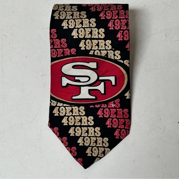 San Francisco 49ers Logo Neckwear Men’s Tie - Picture 1 of 8